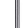 Gartenfackel aus Edelstahl, 115 cm hoch, mit Schutzkappe für stimmungsvolle Gartendeko.