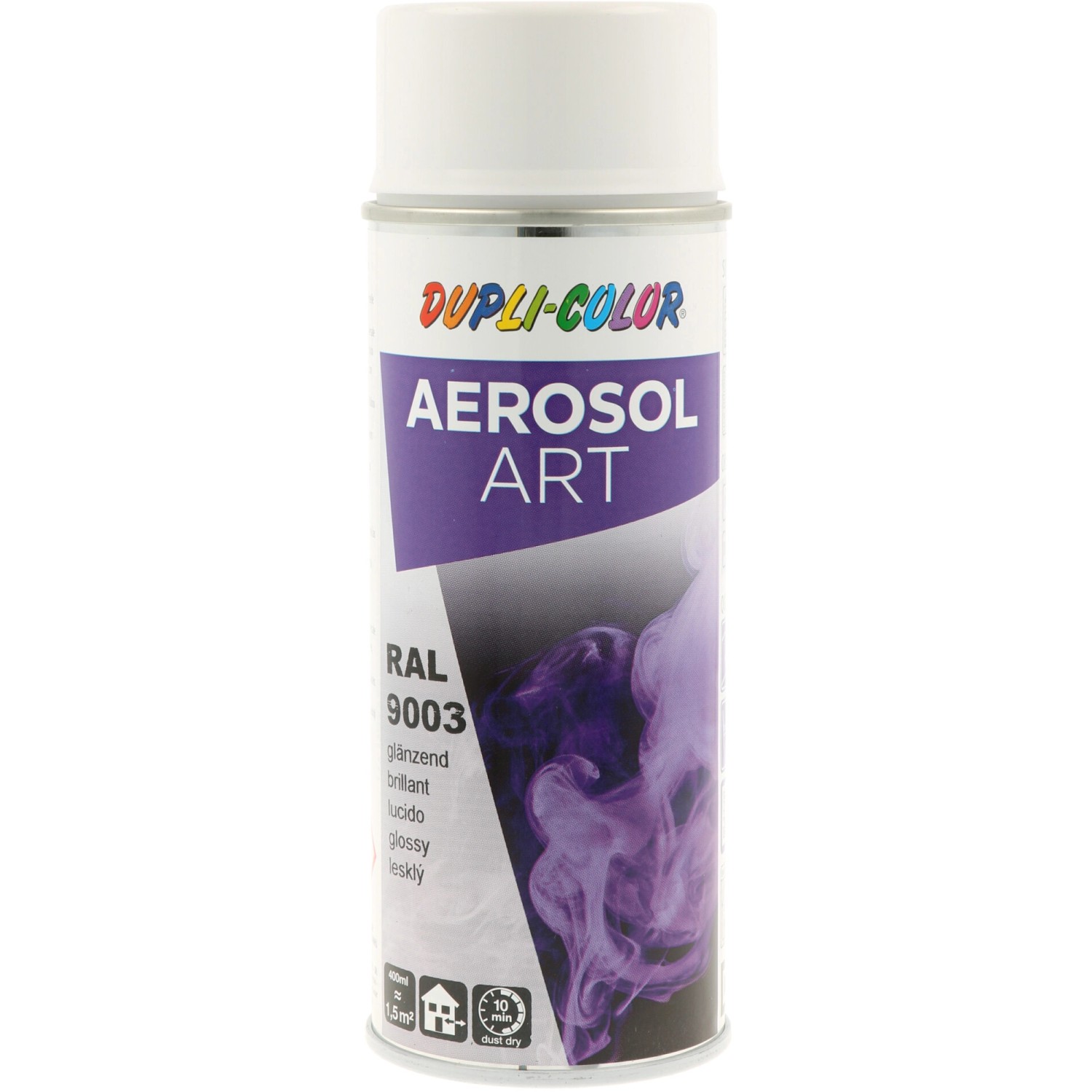 Dupli-Color Lackspray Aerosol-Art RAL 9003 Signalweiß 400 ml