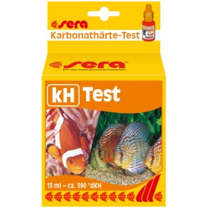 Sera Aquarium Wassertester kH-Test (Karbonathärte) zur Bestimmung der Wasserqualität im Aquarium.