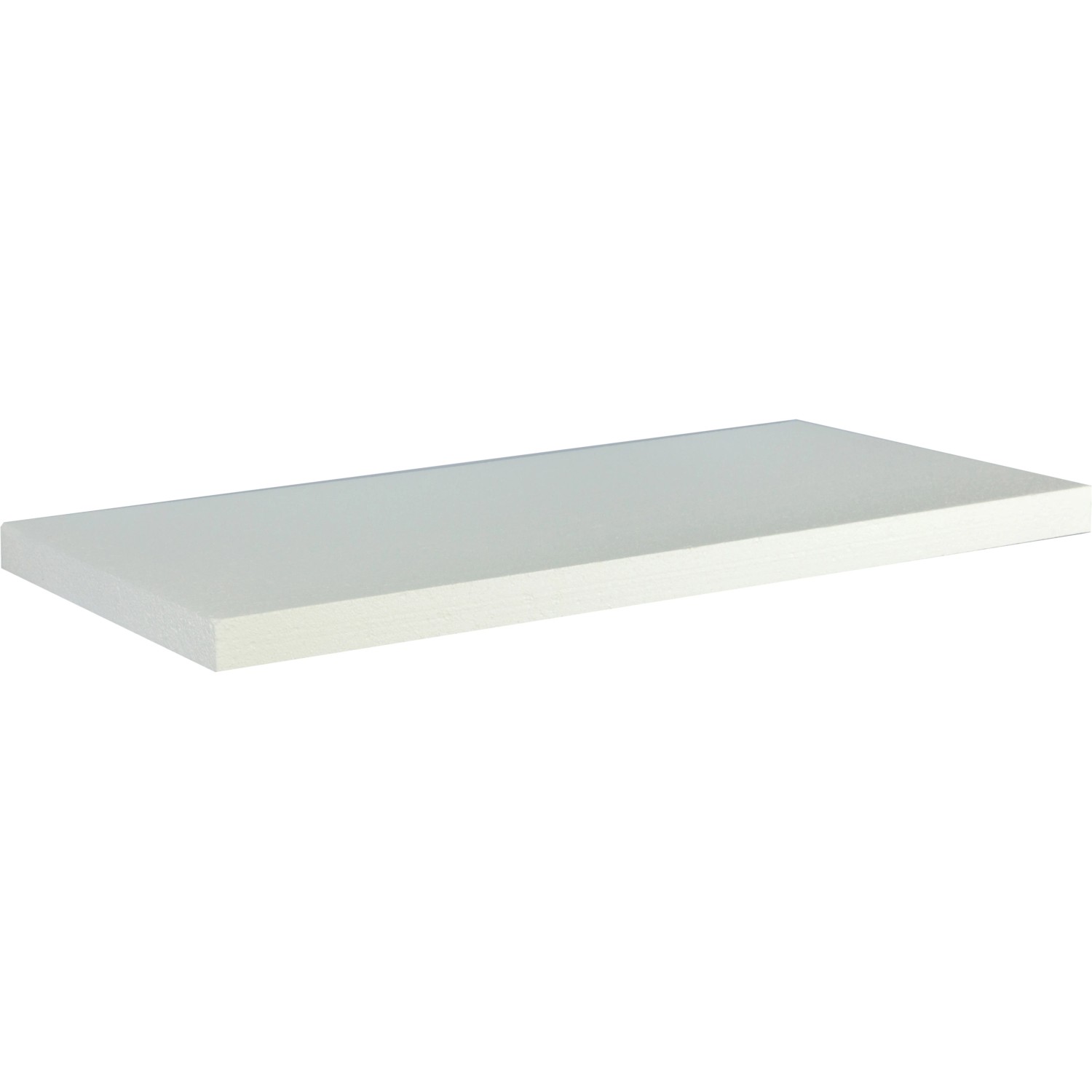 Styropor-Bodendämmplatte EPS 040, 20 mm stark, zur Wärme- und Trittschalldämmung.