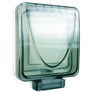 Home Easy HE401EU Wandschalter für Außen, wasserfest und zur Hausfunksteuerung von Lampen.