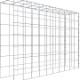 Gabiona C-Ring Anbaukorb Typ 4, 70x100x20cm, Maschenweite 10x10cm, Drahtgitter für Gabionen.