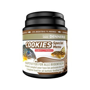 Dennerle Fischfutter-Granulate Tablettenfutter Cookies Special Menu 200 ml