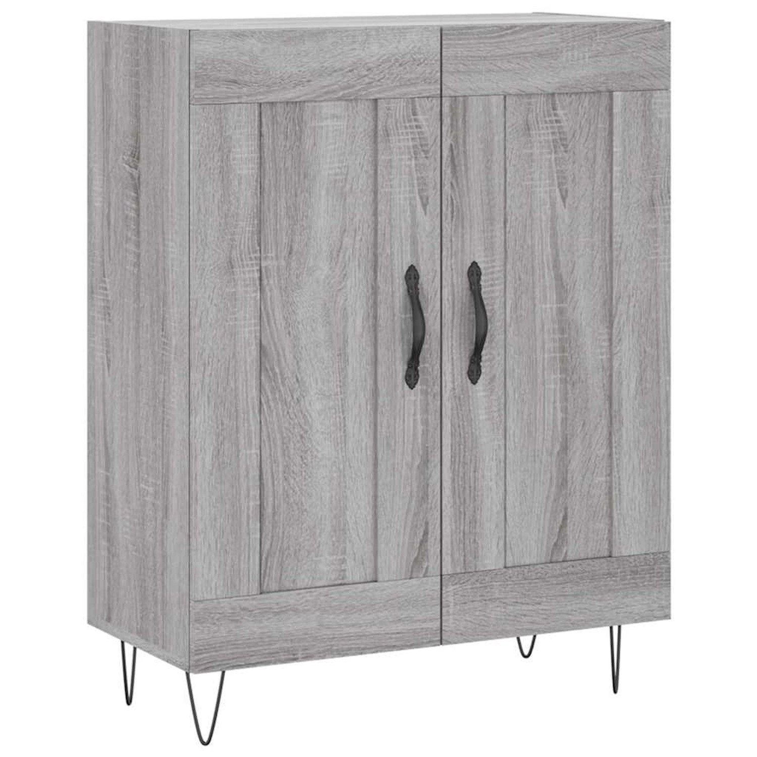 vidaXL Sideboard Grau Sonoma 69,5x34x90 cm Holzwerkstoff 830194 günstig online kaufen