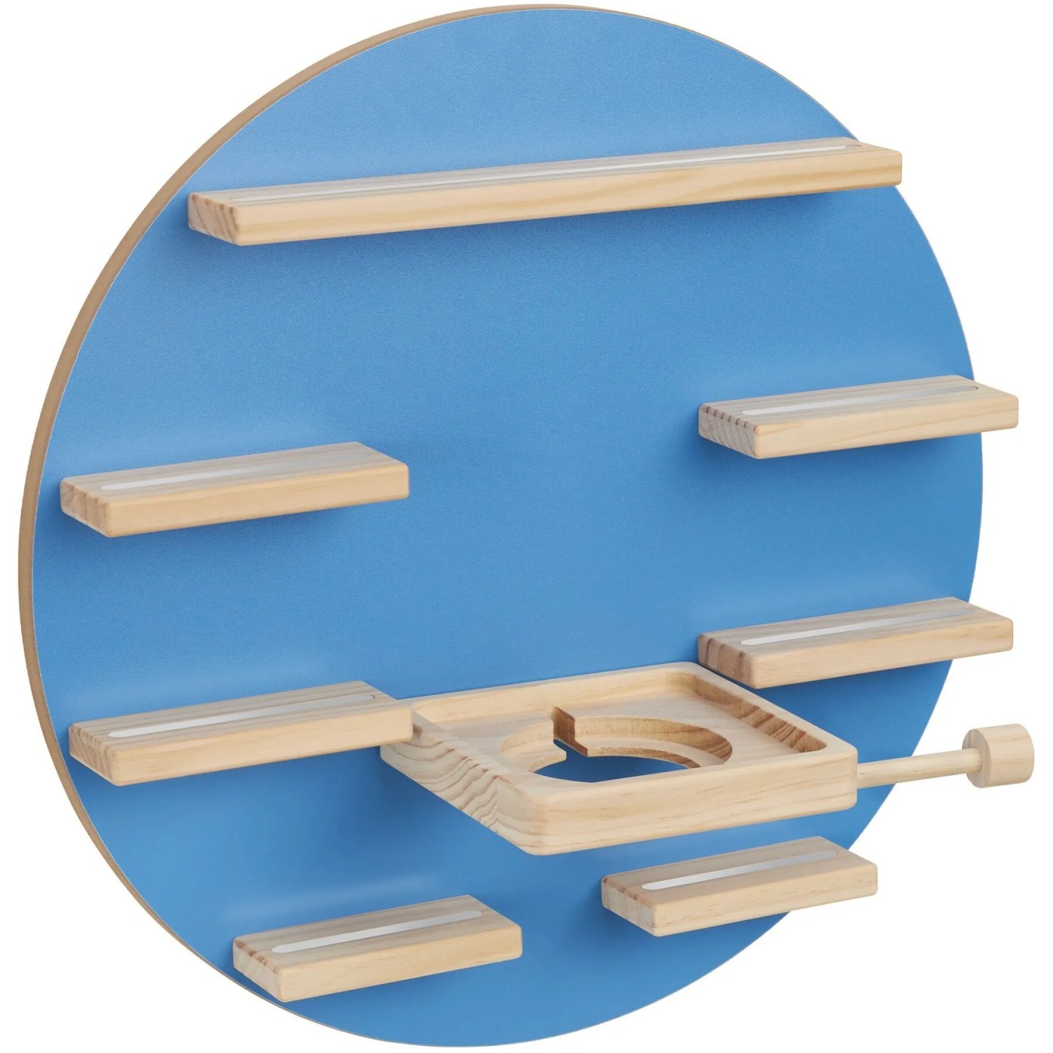 Tectake Tonie Regal Mylittlestory Moon Für Bis Zu 28 Tonies  Passend Für Toniebox 1 und 2 In Vollmondoptik  Metallstreifen Für Magnetischen Halt  16 5