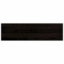 vidaXL Treppenstufe, 90x25cm, dunkelbraun, Eiche Massivholz, 16er Set