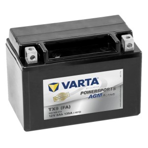 Varta MoBa Batterie 8 Ah Powersports Active AGM für Motorrad, Quad & Co.