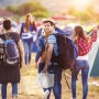Camping: Transparentes 20L Faltkanister 4er Set mit Hahn, ideal für Festivals und Outdoor-Aktivitäten.