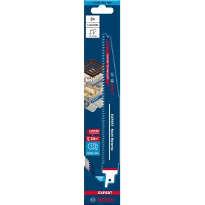Bosch Expert Säbelsägeblatt Multi Material S 1156 XHM, 3er-Pack. Zum Schneiden von Holz, Metall und Kunststoff.