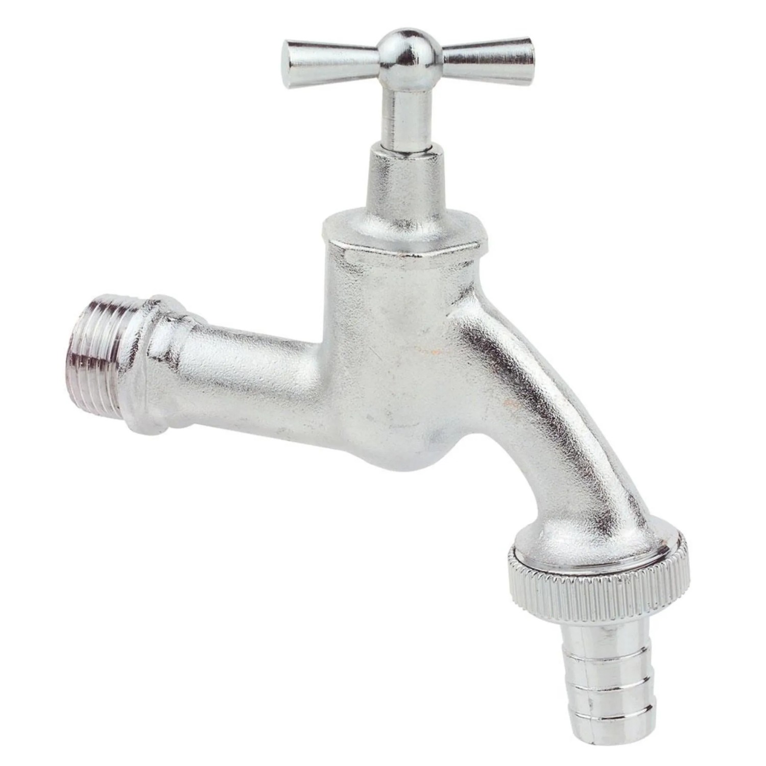 Kirchhoff Auslaufventil 21 mm (R 1/2") mit Schlauchverschraubung mit Knebel