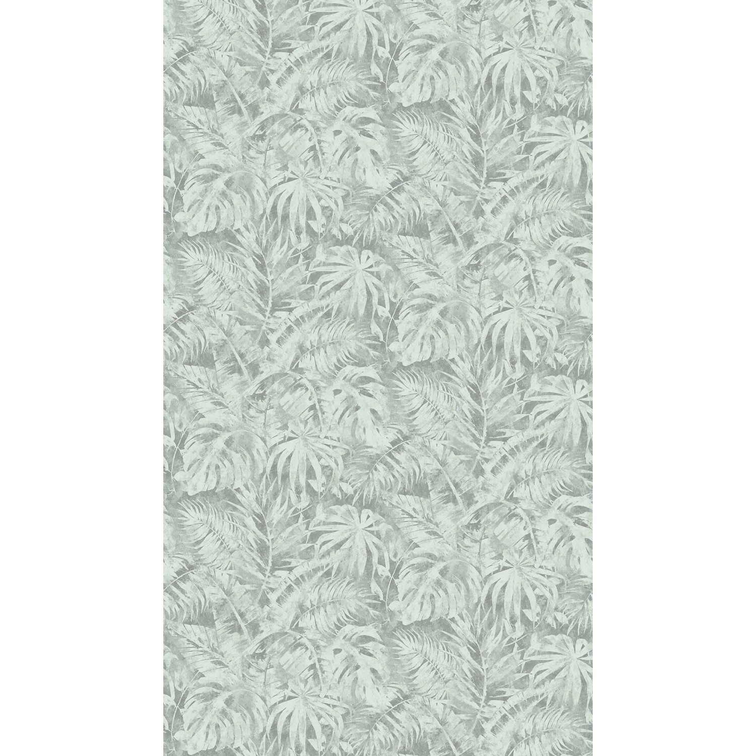 PROFHOME 791456-GU Fototapete Palmen Matt Grün Weiß-Grün 1,59 m x 2,8 m