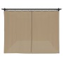 vidaXL Pavillon 6x3 m mit Vorhängen, taupe, Stahlrahmen. Ideal für Garten & Terrasse.