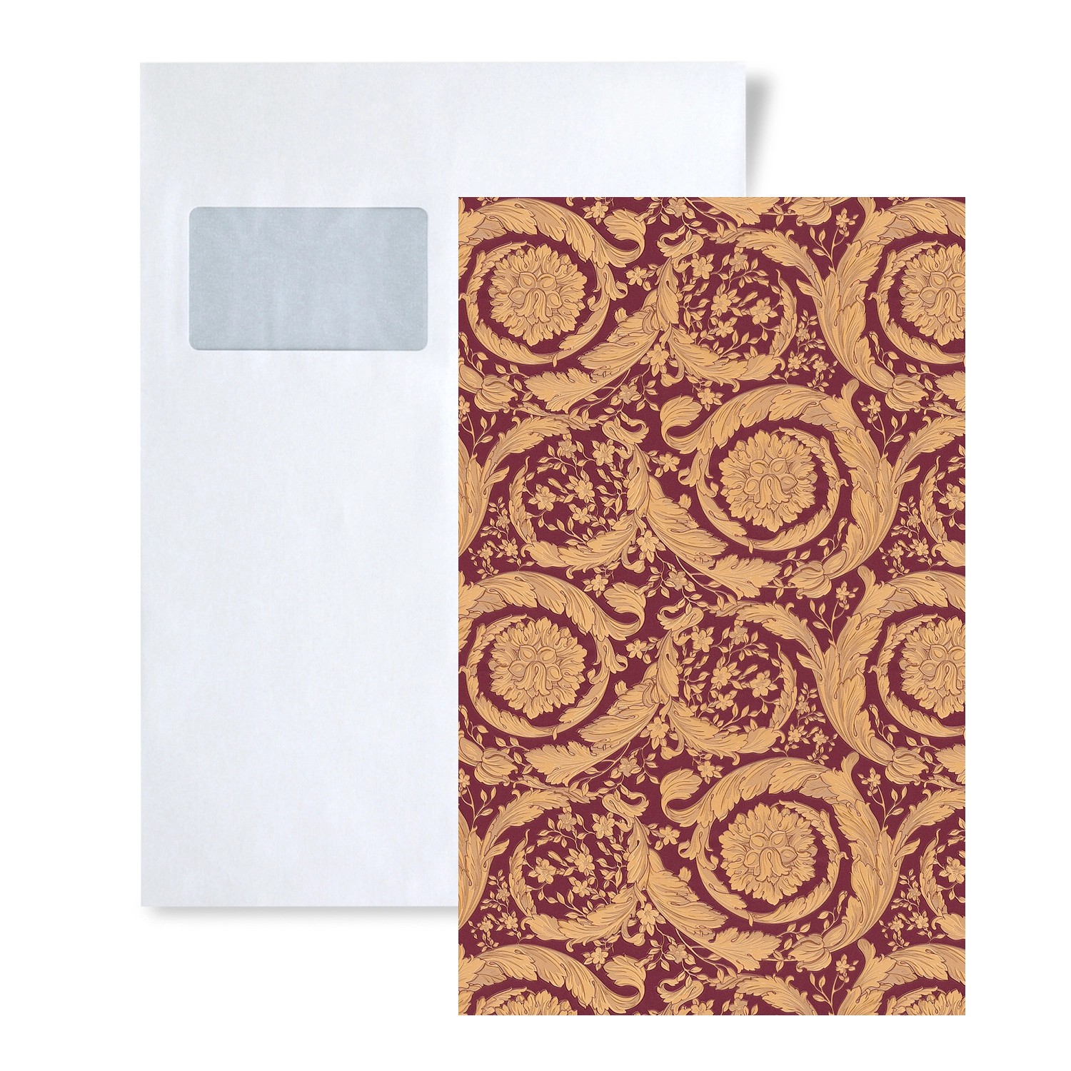 PROFHOME 1 MUSTERSTÜCK S-366927-GU DIN A4 MUSTER der Barock Tapete günstig online kaufen