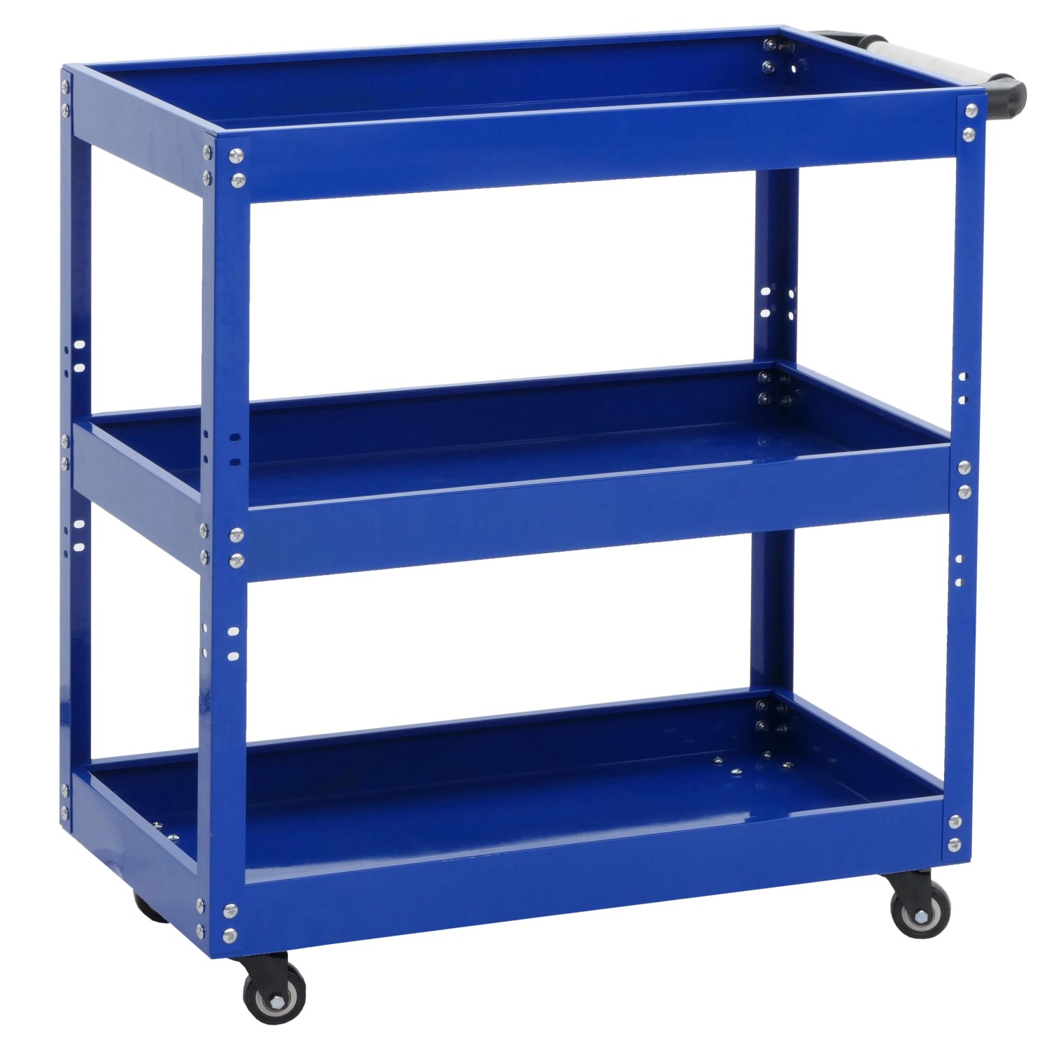 PROREGAL Werkzeugwagen Rollwagen Mit 3 Ladeflächen HxBxT 73x73x36cm Rollwag günstig online kaufen