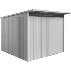 Biohort Zusatztür Avantgarde Eco, silber-metallic, für Gartenhäuser.