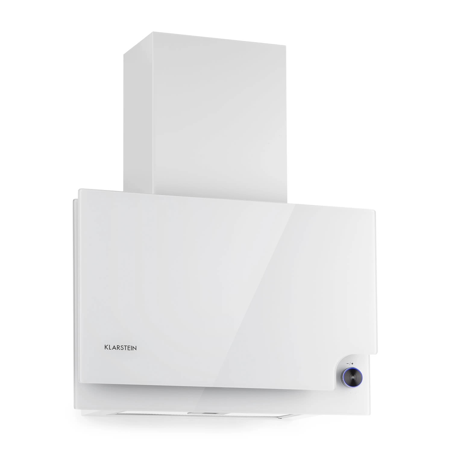 Klarstein Amelia Dunstabzugshaube 123W 60x47x23,5cm LED-Licht Touch Glas Weiß