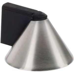 Burg Wächter Türstopper TSB 2140, Edelstahl-Optik, zur Bodenmontage.