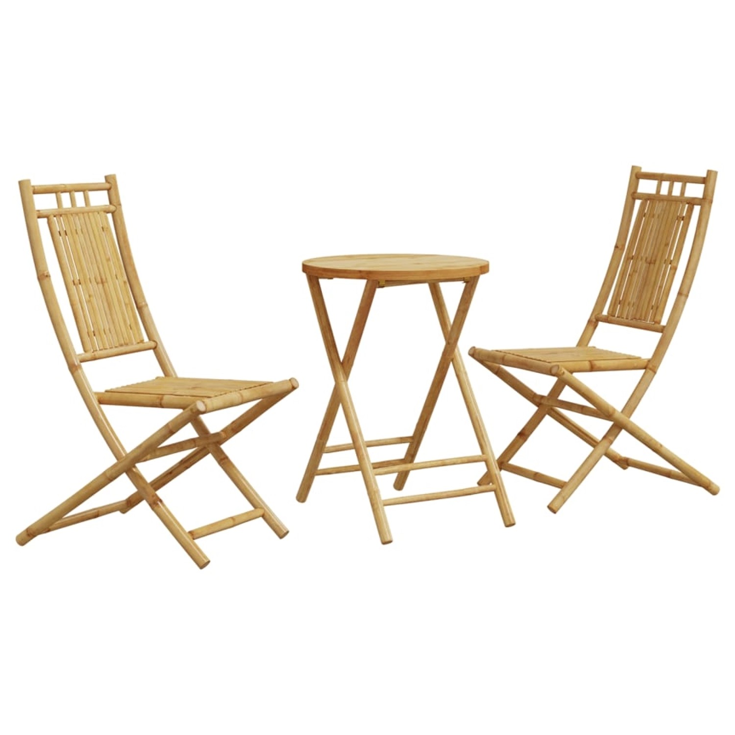 Thumbnail - vidaXL 3-tlg Bistro-Set Bambus Modell 2