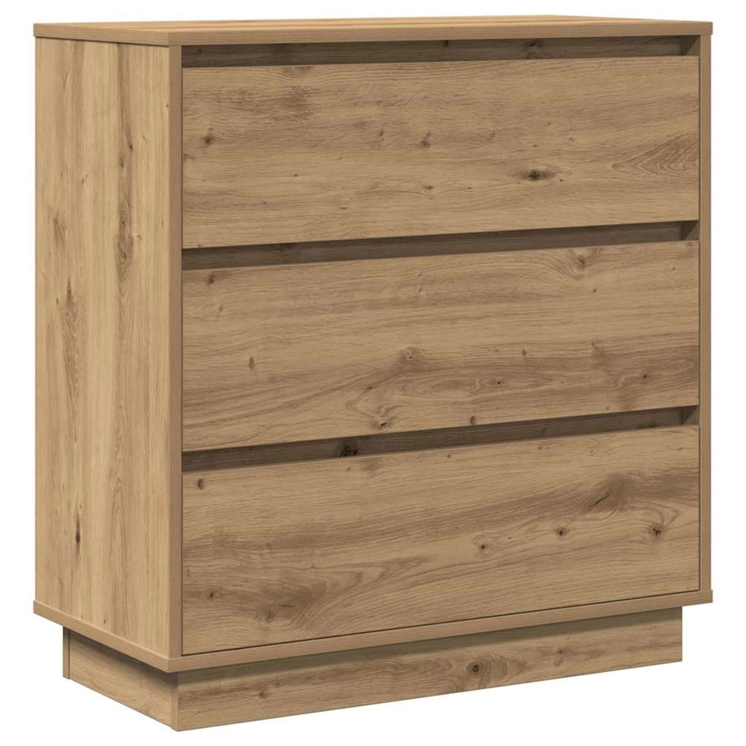 vidaXL Nachttisch Eiche Handwerklich 71 x 34,5 x 75 cm Holzwerkstoff 869641 günstig online kaufen