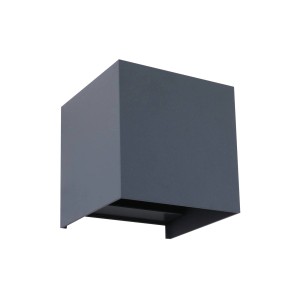 Lindby LED Smart Home Wandleuchte Außen Dara 10020151 Dimmbar Modern in Alu 1-flammig