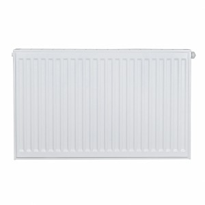 Weißer Belrad Universalheizkörper Typ 33 mit Mittelanschluss, 900x1200.