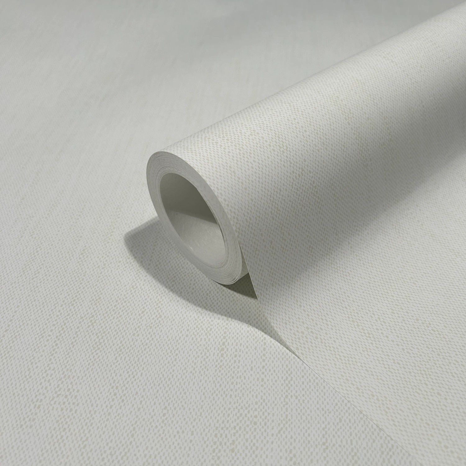 Marburg Vliestapete Uni Leicht Strukturiert Modern 10,05 m x 0,53 m Weiß-Beige