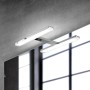 LED-Spiegelleuchte Esther S3, 28 cm, Chrom/Aluminium, neutralweißes Licht.