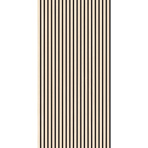 Jangal Wandpaneel Solid Nature Oak, MDF-Furnier, 240x60 cm, Akustikpaneel.