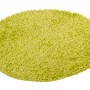 Runder, hellgrüner Hochflorteppich Frisbee mit 40 mm Florhöhe und Ø 67 cm.