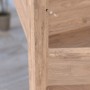Detailaufnahme der StarWood Treppe Rhodos, Eiche gewendelt, mit Holz-Edelstahl-Geländer.