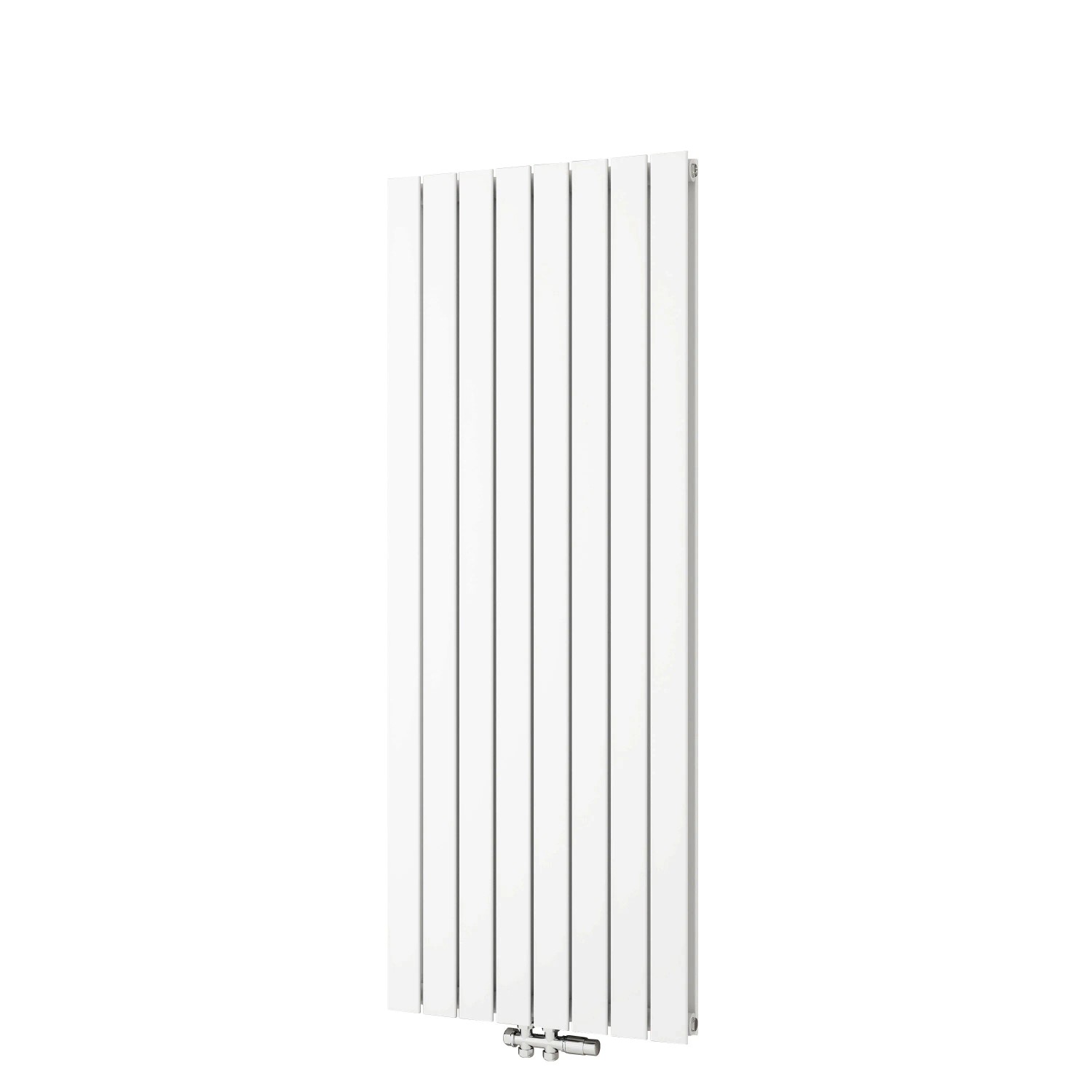Duschparadies Heizkörper Flachheizkörper für Warmwasserbetrieb 60,2x160cm 2058W Weiß Doppellagig Paneelheizkörper