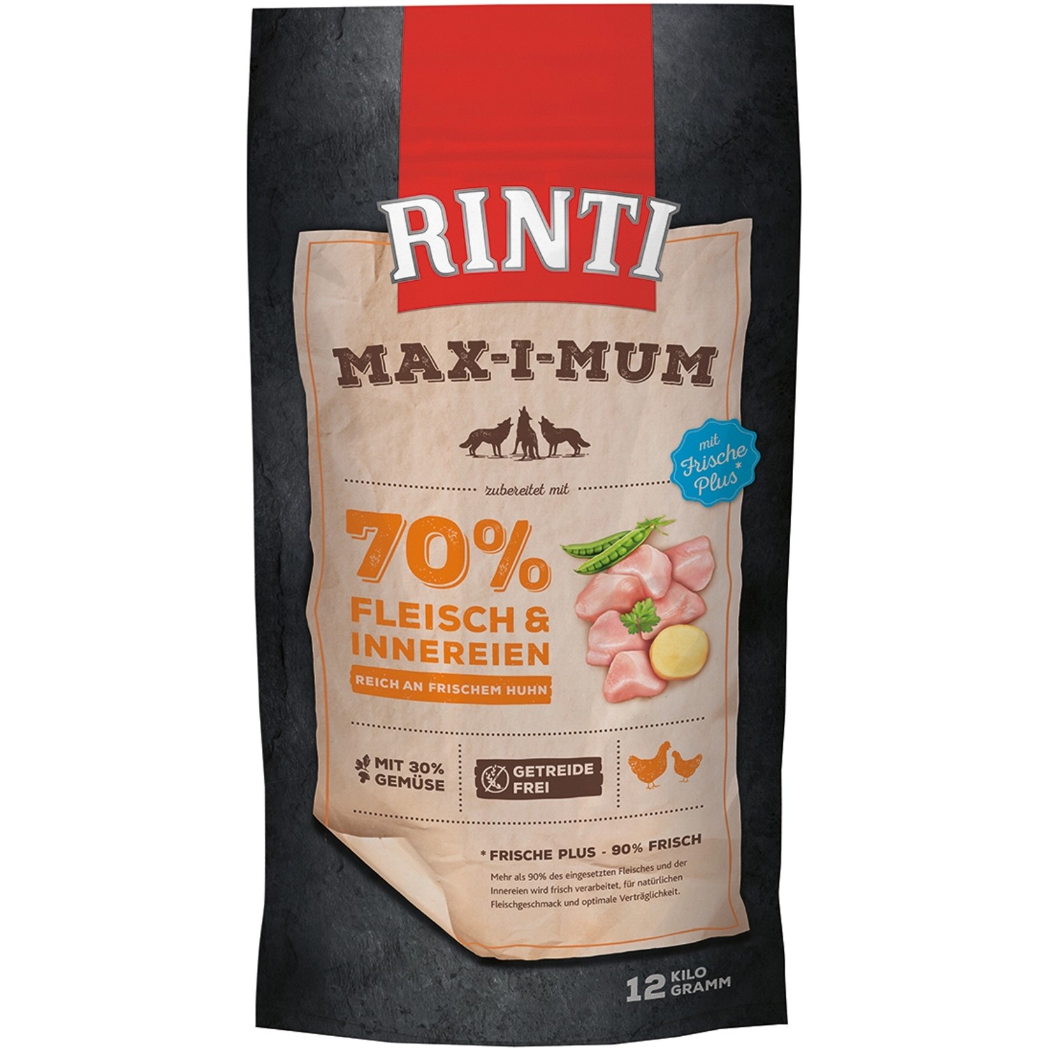 Rinti Hunde-Trockenfutter Max-I-Mum Huhn 12 kg