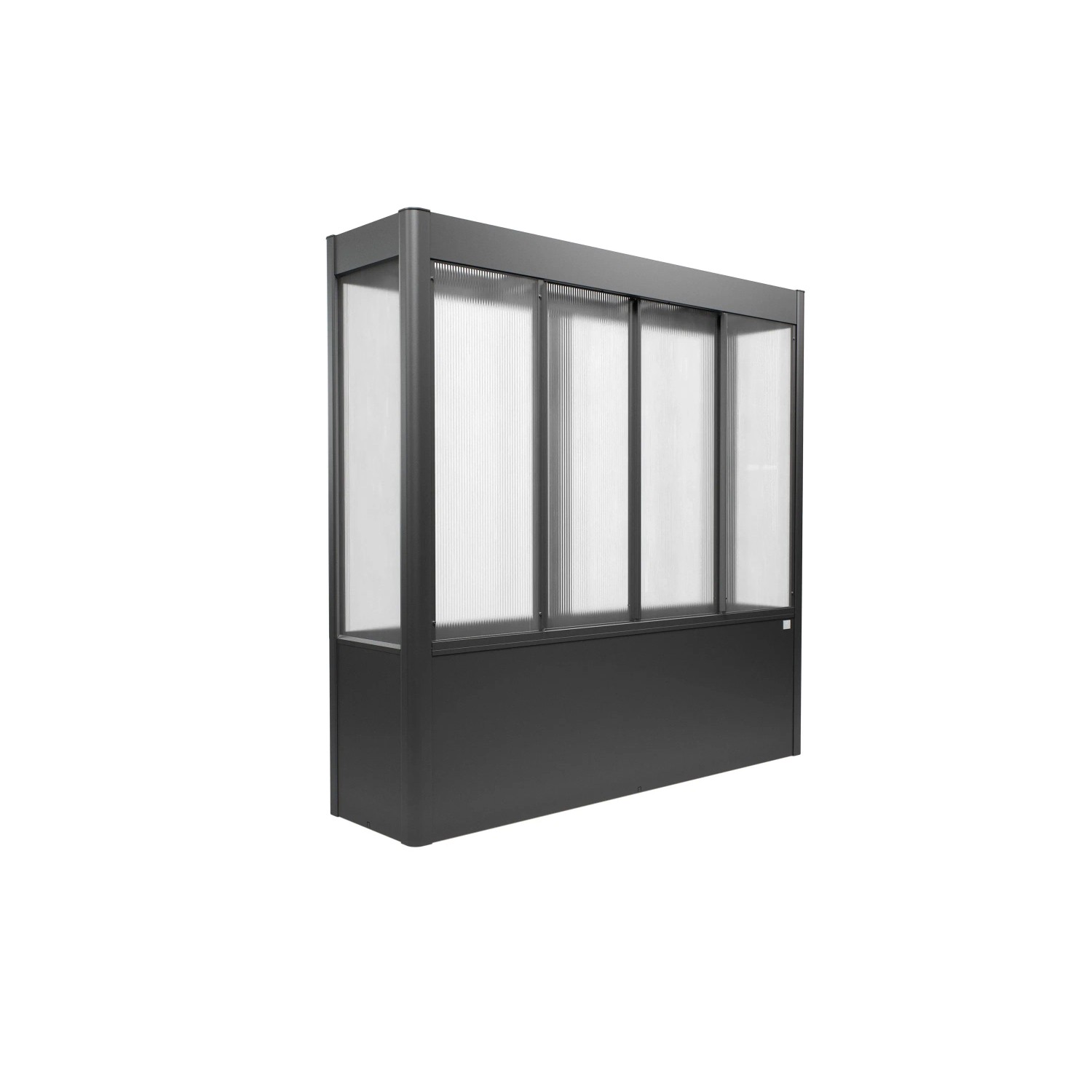 Biohort Gewächshaus Florentina Dunkelgrau-Metallic 1 m²