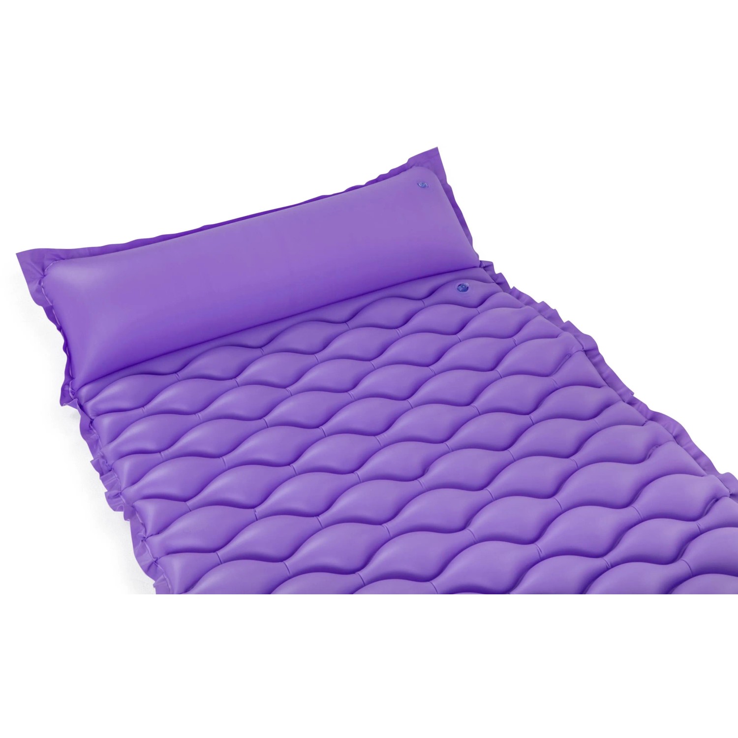Bestway Luftmatratze Float'n Roll, lila, 213x86 cm, mit Kopfkissen für entspanntes Sonnenbaden im Wasser.