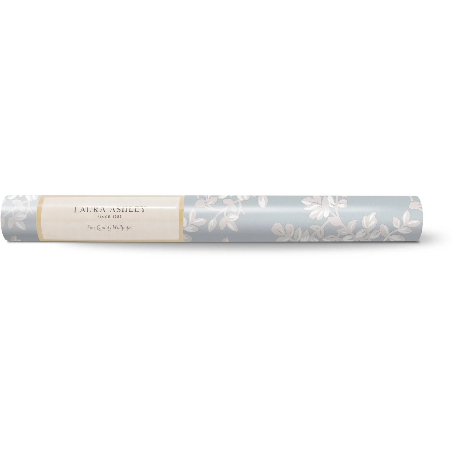 Laura Ashley Vliestapete Burnham Pale Seaspray, Rolle mit floralem Muster.
