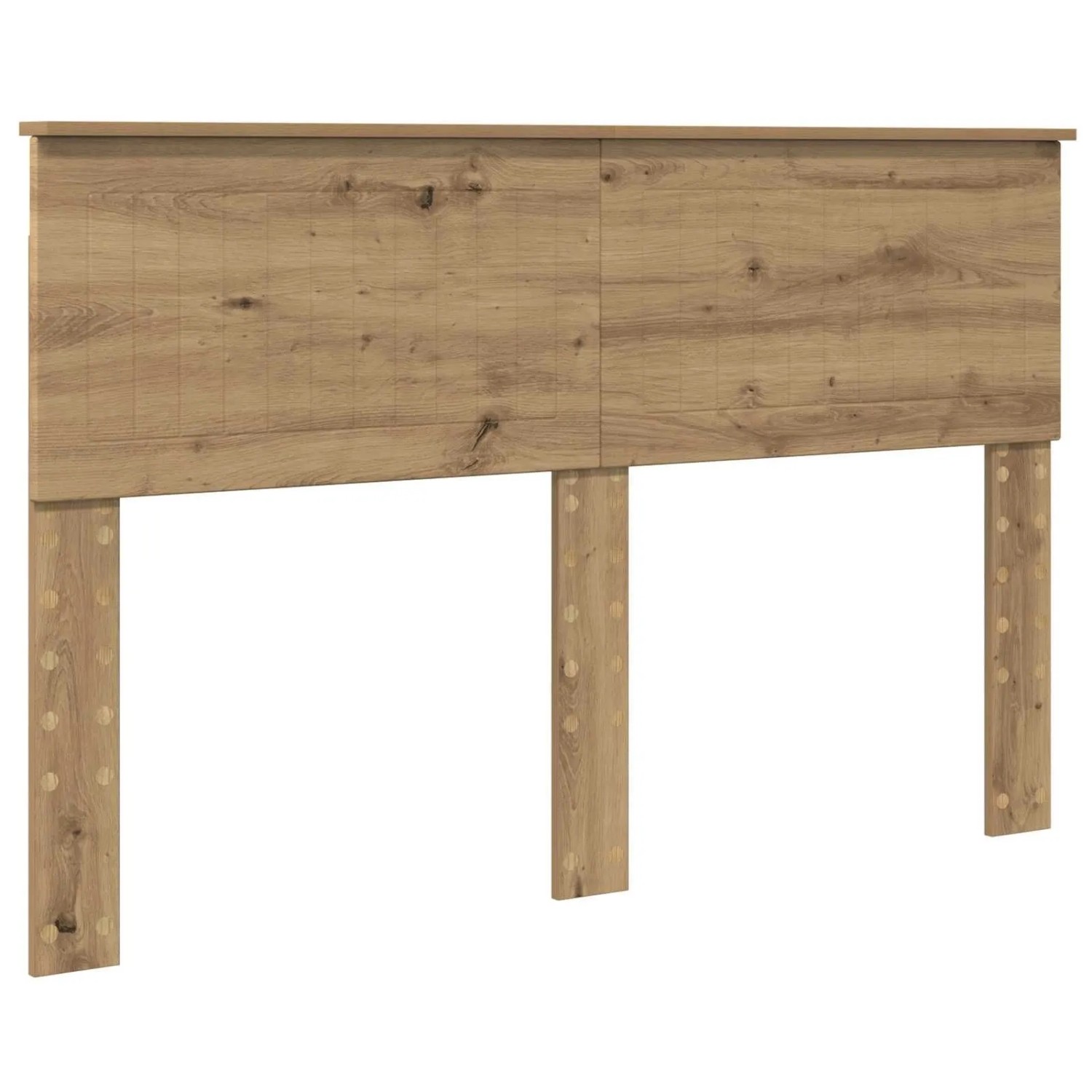 vidaXL Kopfteil mit Kopfteil Artisan-Eiche 140 cm Holzwerkstoff 888428