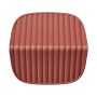Elho Vogelhaus Cosy, 18 cm, rot-weiß, Detailansicht der geriffelten Oberfläche.