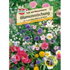 Sperli Blumenmischung Feld- und Wiesencharme, mehrfarbige Wildblumen.