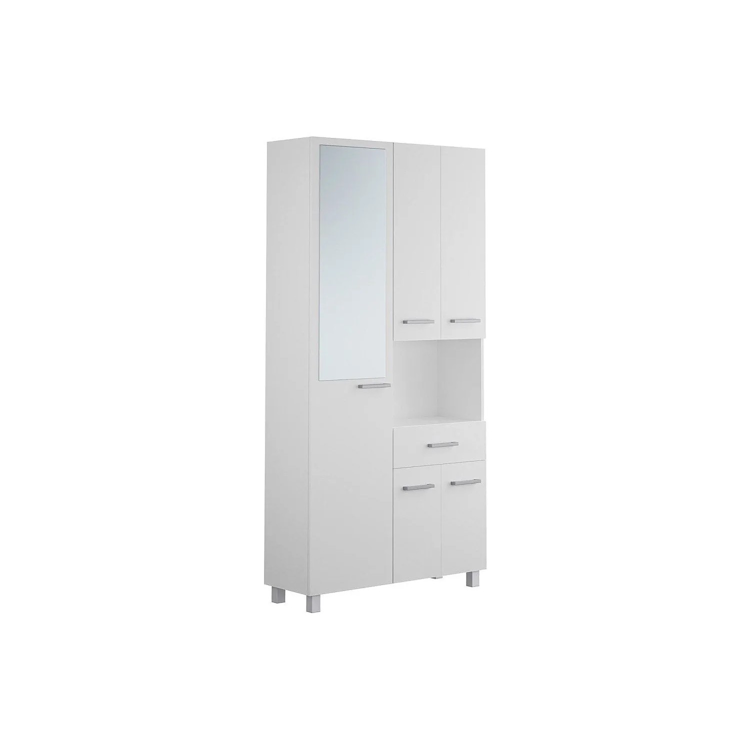 Vente-unique Badschrank Minela Weiß 88 cm