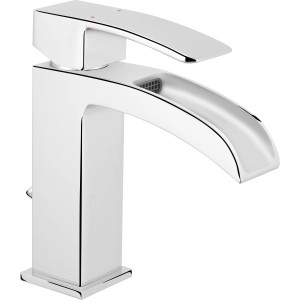 baliv Waschtischarmatur WT-361 Chrom mit Wasserfallauslauf für das Badezimmer.