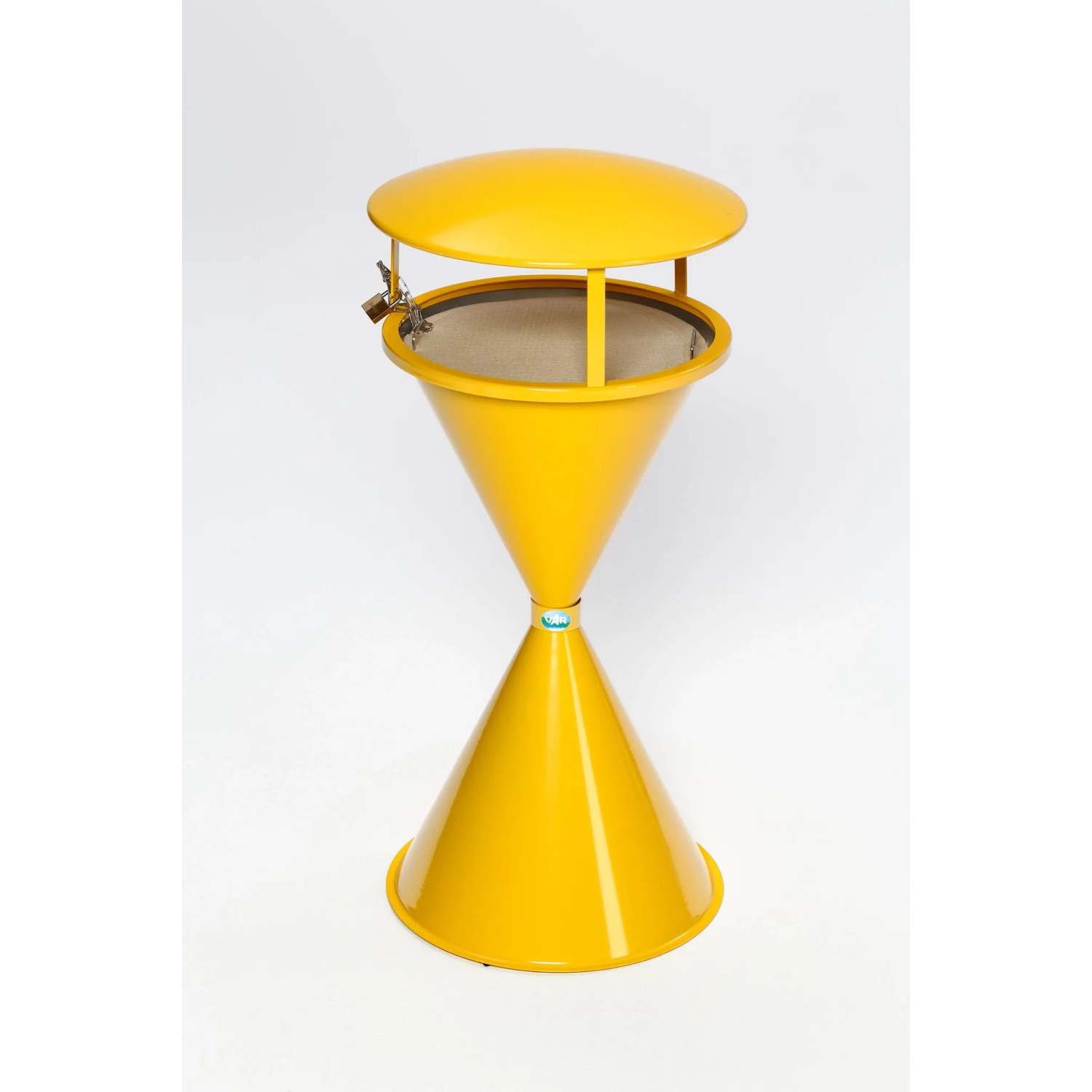 PROREGAL Dach Für Klassischen Standascher HxBxT 23 x 44 x 44 cm Stahlblech Gelb