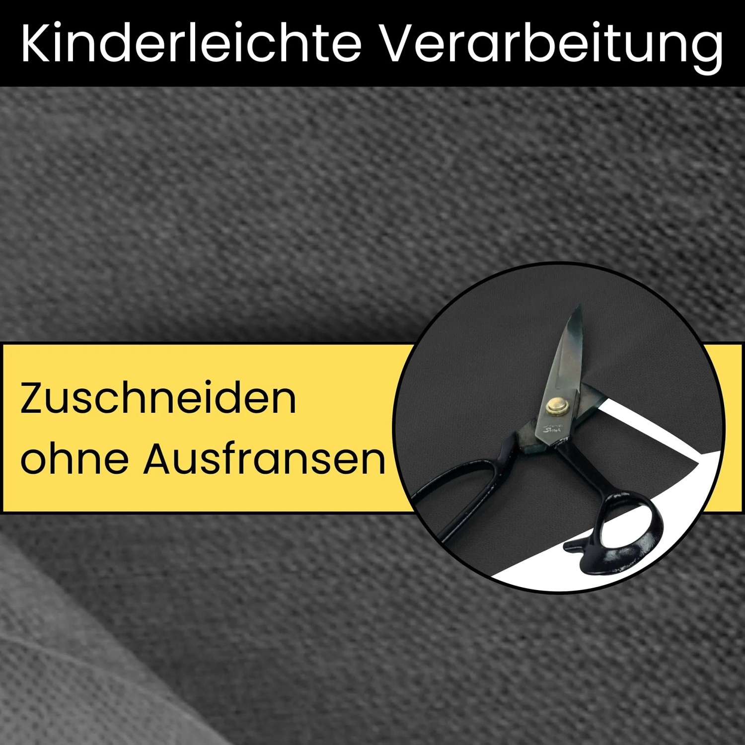AMF Dachunterspannbahn: Zuschneiden ohne Ausfransen mit Schere. Einfache Verarbeitung der Unterspannbahn.