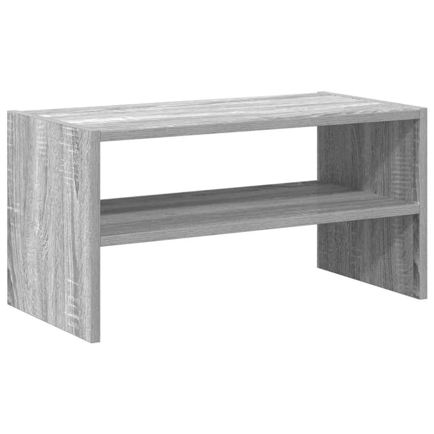 vidaXL Schuhregal Stapelbar Grau Sonoma 60x30x30,5 cm 858867