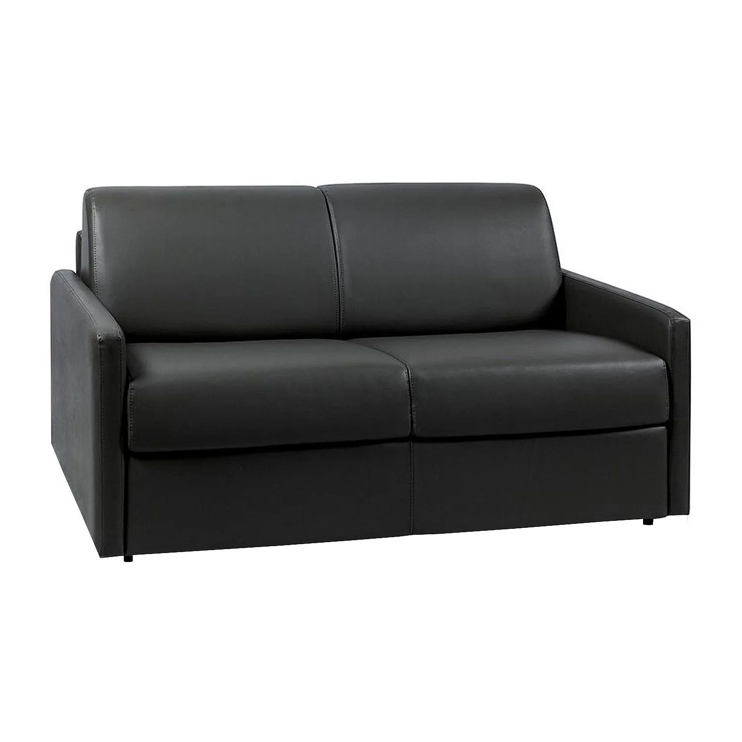 Vente-unique Schlafsofa Calife Schwarz 150 cm