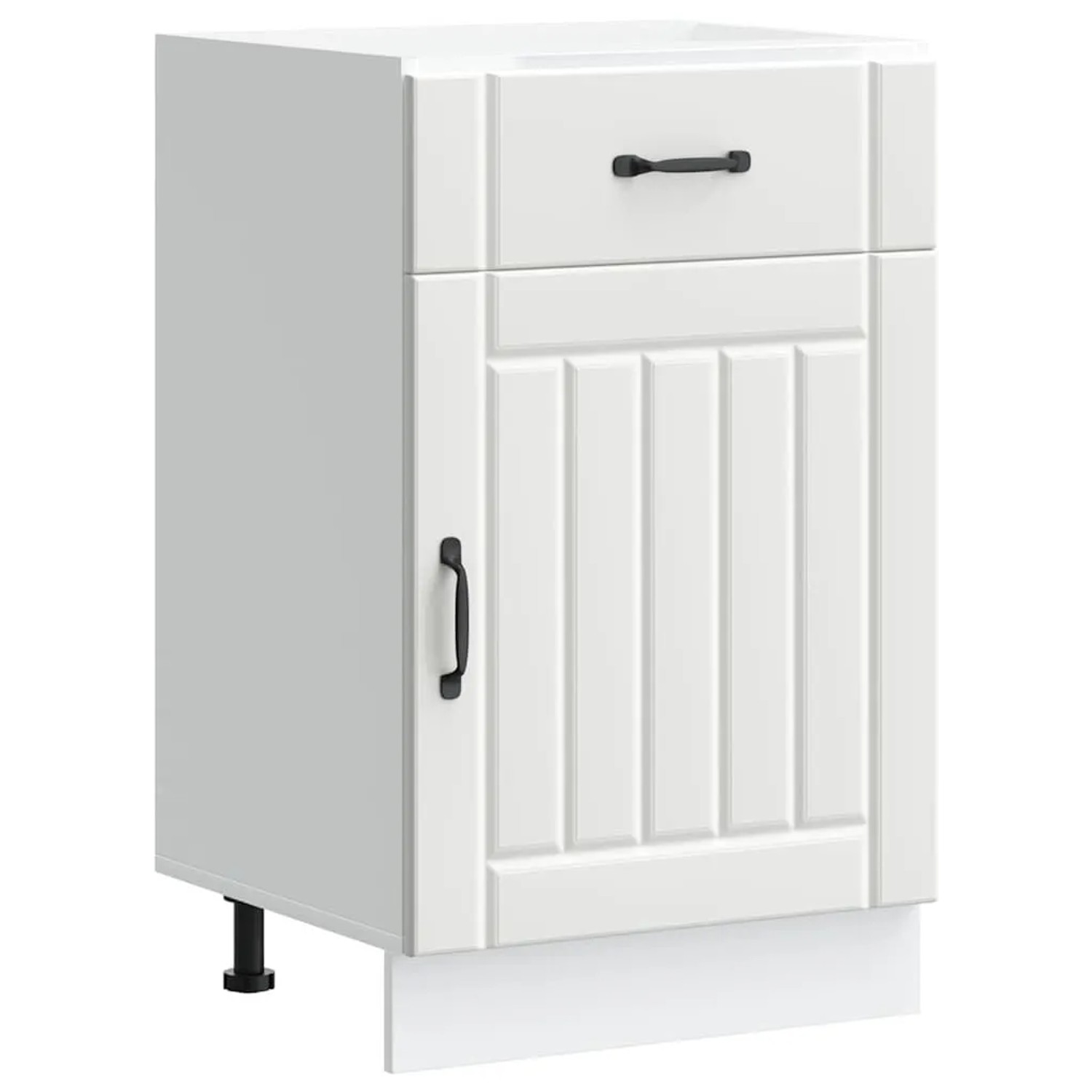 vidaXL Küchen-Unterschrank Lucca Weiß Holzwerkstoff 853717 günstig online kaufen