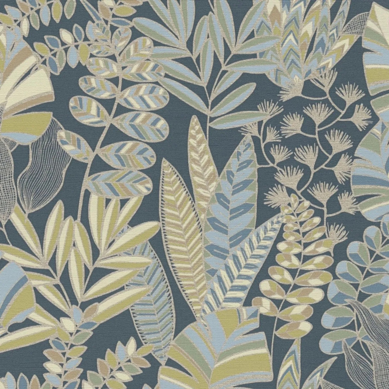 Tadessi Tapete Floral M1-No.4261 Vliestapete in Blau