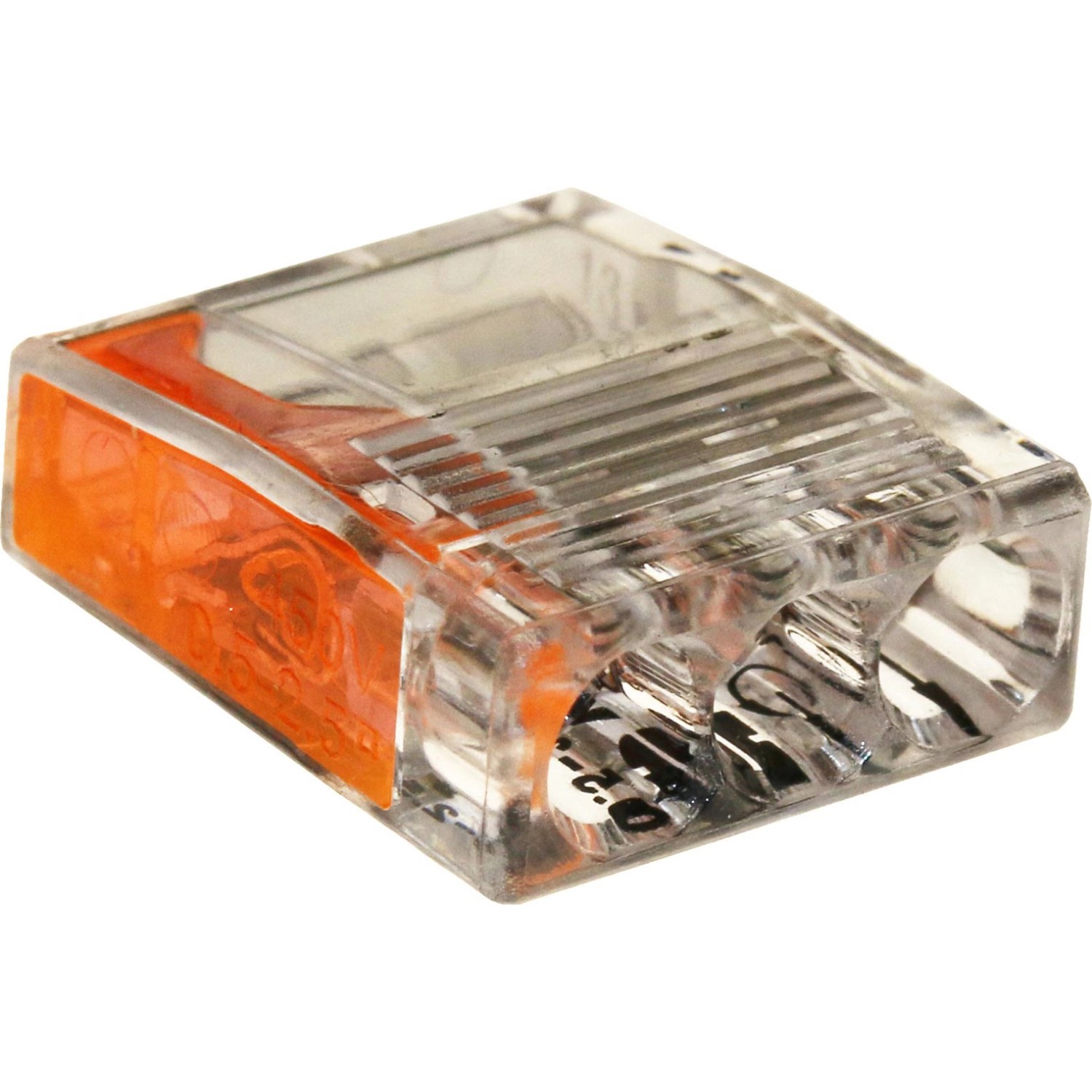 ViD Verbindungsdosenklemme 3 x 0,5 mm² bis 2,5 mm² Orange 100 Stück günstig online kaufen