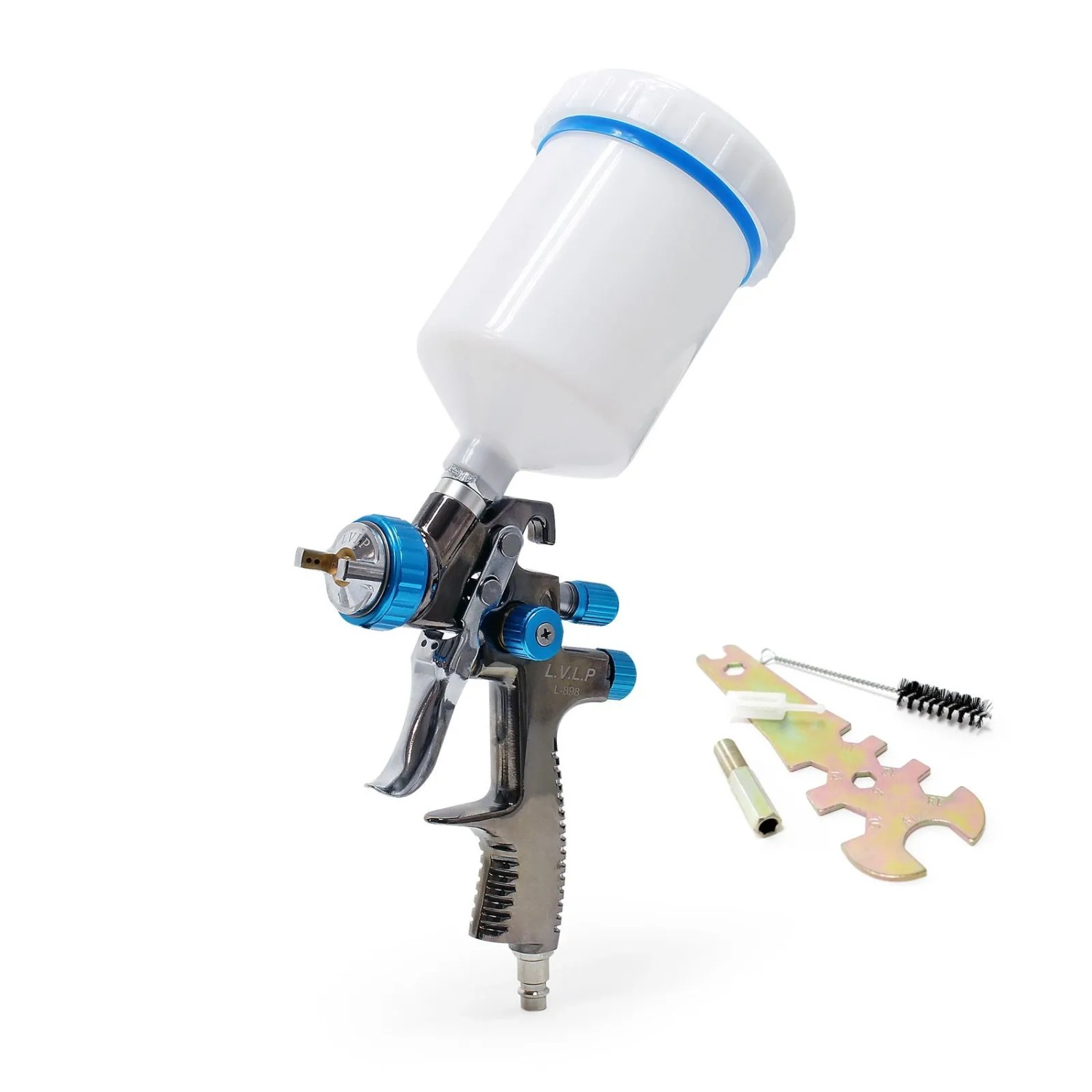 Xpotool Lvlp Lackierpistole 500Ml Spritzpistole Sprühpistole 10Mm Airbrush