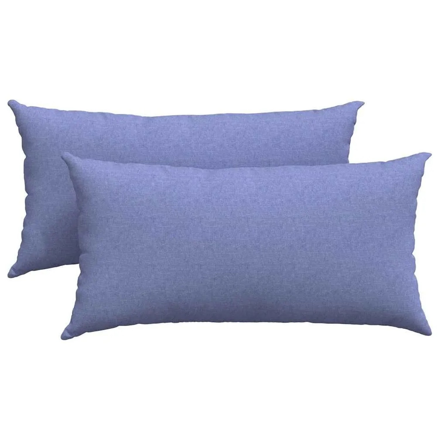 vidaXL Sofakissen 2 Stück Blau 80 x 40 cm Stoff 42013710