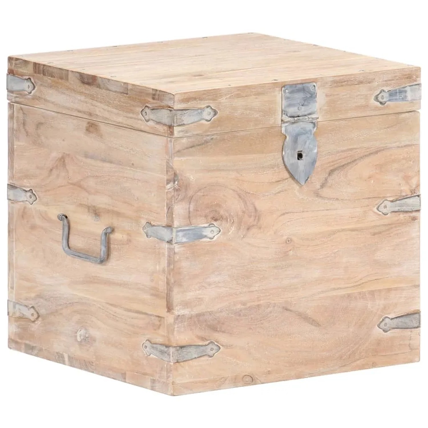 vidaXL Truhe 40x40x40 cm Akazie Massivholz 289640